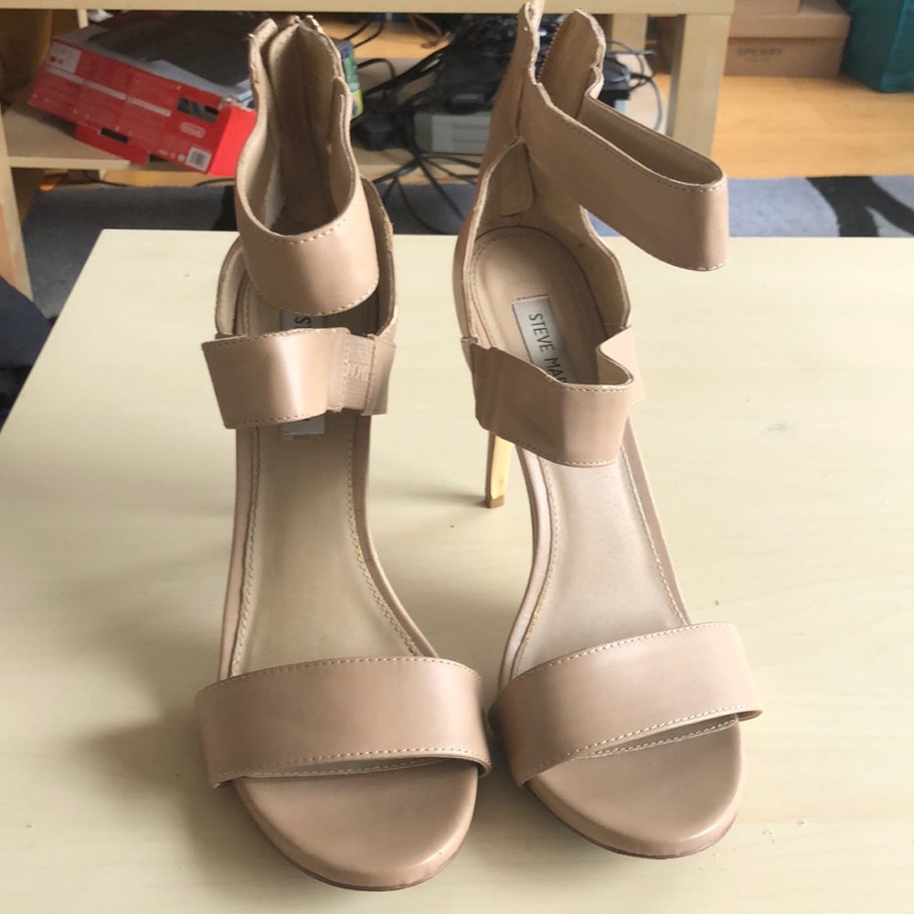 Nude Strappy Heels